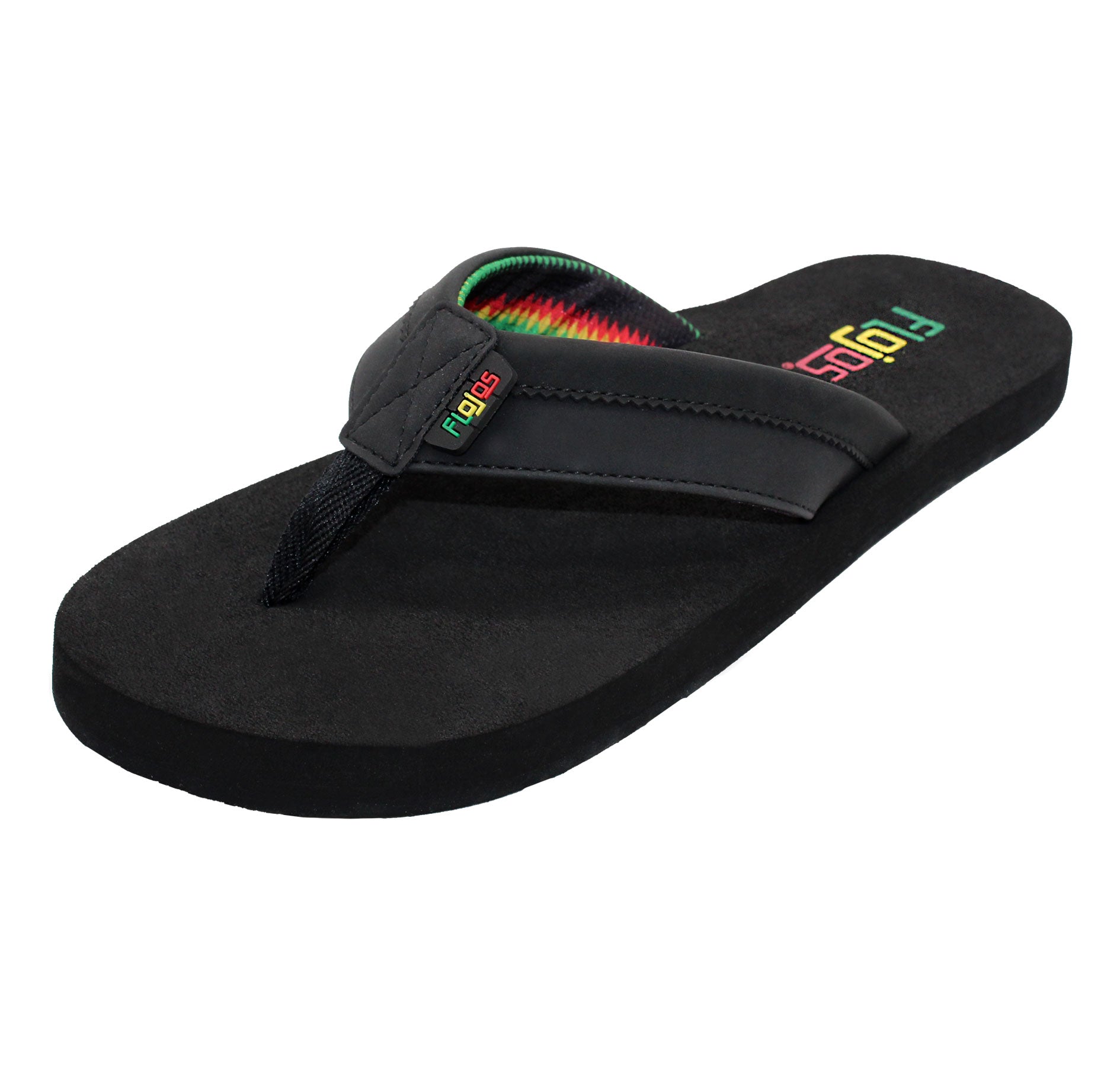 Black flojos best sale flip flops